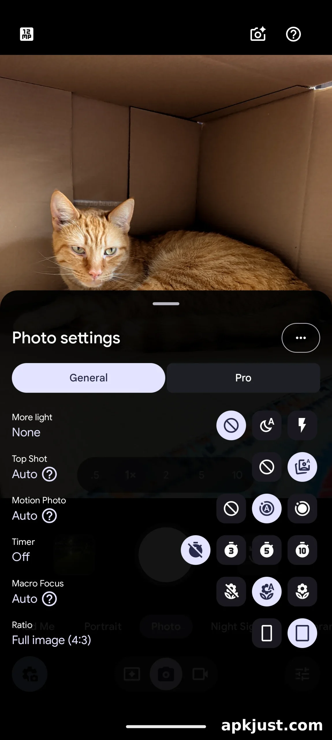 Pixel 11 camera interface screenshot 1